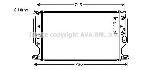 Imagine Radiator, racire motor PRASCO TO2704