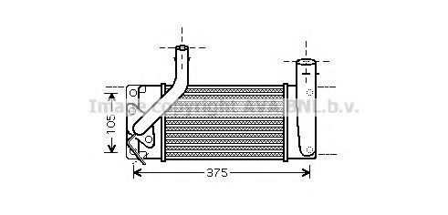 Imagine Intercooler, compresor PRASCO TO4566