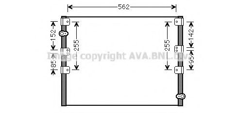 Condensator, climatizare PRASCO TO5278