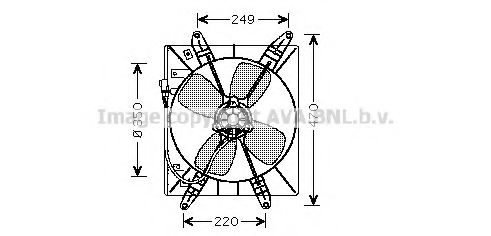 Imagine Ventilator, radiator PRASCO TO7513