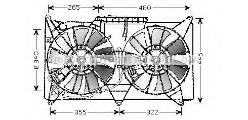 Imagine Ventilator, radiator PRASCO TO7532