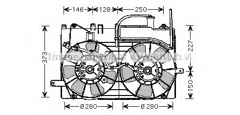 Imagine Ventilator, radiator PRASCO TO7549