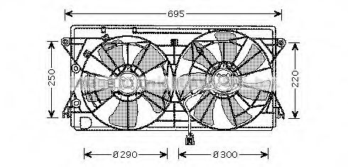 Imagine Ventilator, radiator PRASCO TO7550