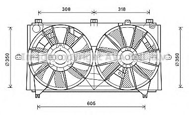 Imagine Ventilator, radiator PRASCO TO7613