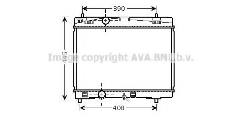 Imagine Radiator, racire motor PRASCO TOA2357