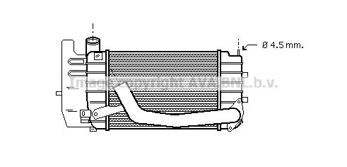 Imagine Intercooler, compresor PRASCO TOA4361