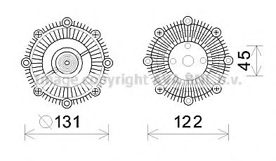 Imagine Cupla, ventilator radiator PRASCO TOC590