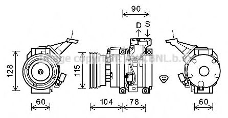 Imagine Compresor, climatizare PRASCO TOK633