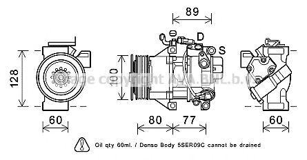 Imagine Compresor, climatizare PRASCO TOK681