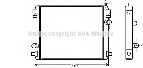 Imagine Radiator, racire motor PRASCO VL2001