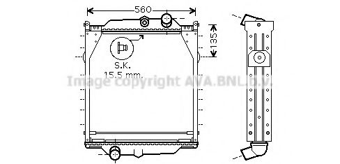 Imagine Radiator, racire motor PRASCO VL2045