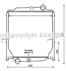 Imagine Radiator, racire motor PRASCO VL2057