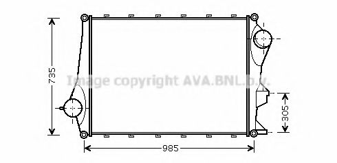 Imagine Intercooler, compresor PRASCO VL4043