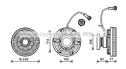 Imagine Cupla, ventilator radiator PRASCO VLC056