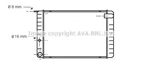 Imagine Radiator, racire motor PRASCO VO2009