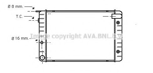 Imagine Radiator, racire motor PRASCO VO2012