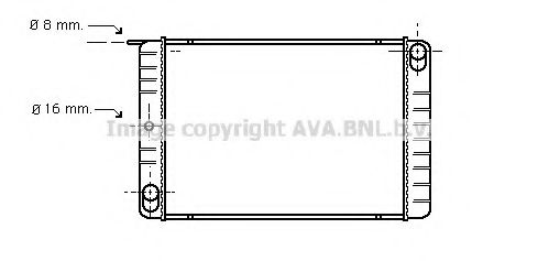 Imagine Radiator, racire motor PRASCO VO2013