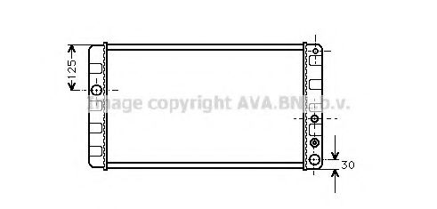 Imagine Radiator, racire motor PRASCO VO2024