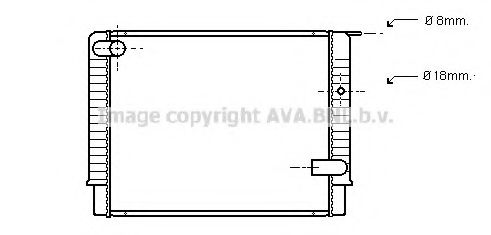 Imagine Radiator, racire motor PRASCO VO2033