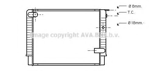 Imagine Radiator, racire motor PRASCO VO2048