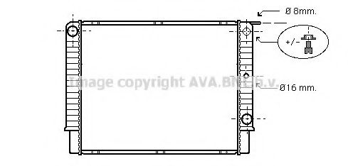 Imagine Radiator, racire motor PRASCO VO2087