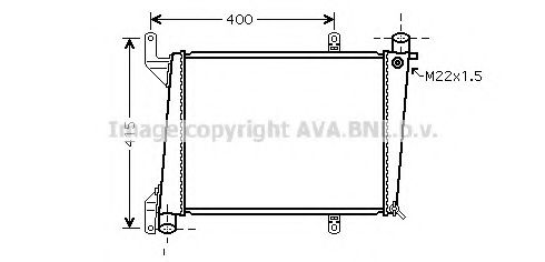 Imagine Radiator, racire motor PRASCO VO2127