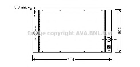 Imagine Radiator, racire motor PRASCO VO2141