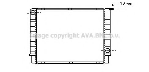 Imagine Radiator, racire motor PRASCO VO2145