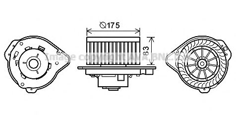 Imagine Electromotor, ventilatie interioara PRASCO VO8174