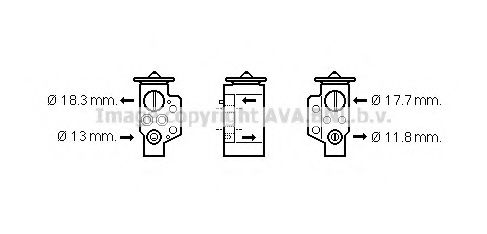 Imagine Supapa expansiune, clima PRASCO VW1311