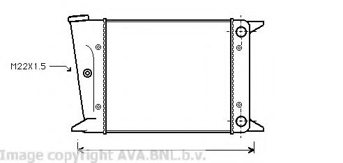 Imagine Radiator, racire motor PRASCO VW2002