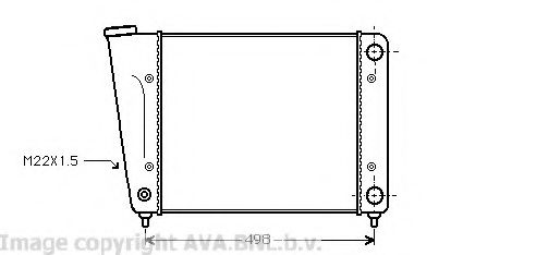 Imagine Radiator, racire motor PRASCO VW2010