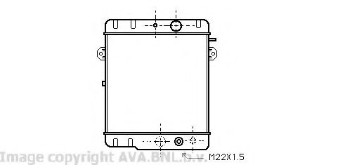 Imagine Radiator, racire motor PRASCO VW2043