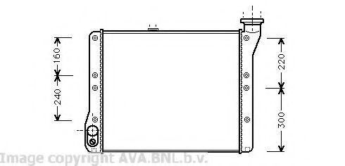 Imagine Radiator, racire motor PRASCO VW2054