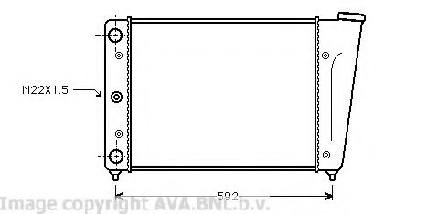 Imagine Radiator, racire motor PRASCO VW2056