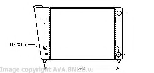 Imagine Radiator, racire motor PRASCO VW2059