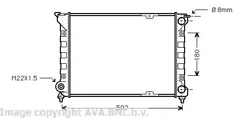 Imagine Radiator, racire motor PRASCO VW2085