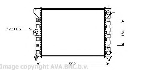 Imagine Radiator, racire motor PRASCO VW2099