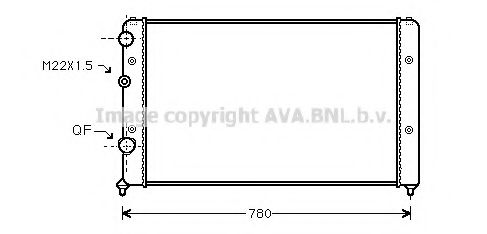 Imagine Radiator, racire motor PRASCO VW2122