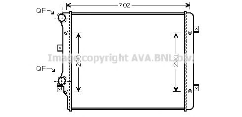 Imagine Radiator, racire motor PRASCO VW2207