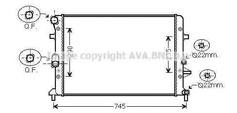 Imagine Radiator, racire motor PRASCO VW2289