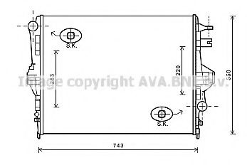 Imagine Radiator, racire motor PRASCO VW2316