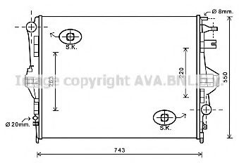 Imagine Radiator, racire motor PRASCO VW2320