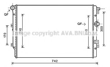 Imagine Radiator, racire motor PRASCO VW2362