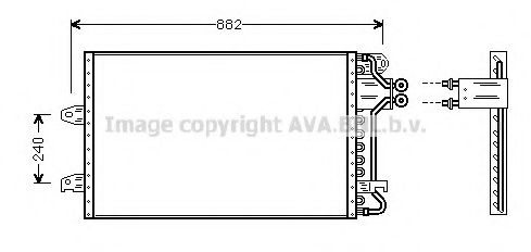 Imagine Condensator, climatizare PRASCO VW5140