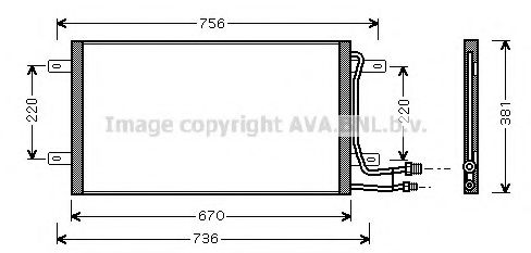 Imagine Condensator, climatizare PRASCO VW5187