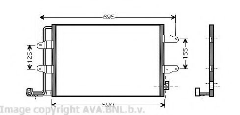 Imagine Condensator, climatizare PRASCO VW5252