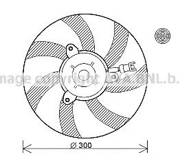 Imagine Ventilator, radiator PRASCO VW7527