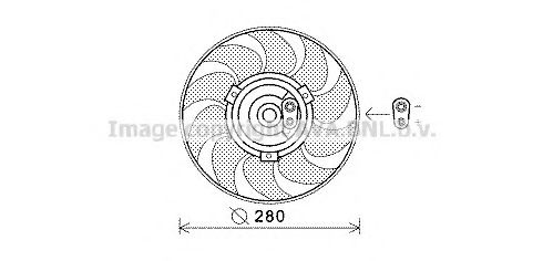 Imagine Ventilator, radiator PRASCO VW7530