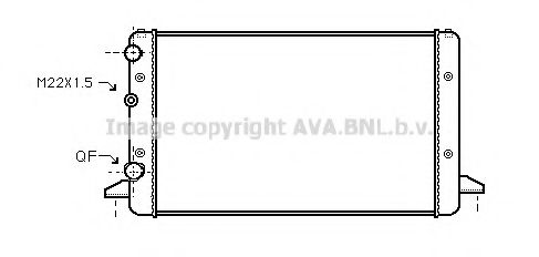 Imagine Radiator, racire motor PRASCO VWA2121